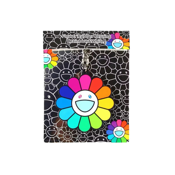 Takashi Murakami Flower Rubber Keychain