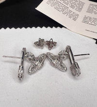 Thumbnail for Vivienne Westwood LUCRECE Safety Pin Orb Earrings