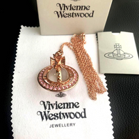 Thumbnail for Vivienne Westwood Large Rhinestone Orb Necklace