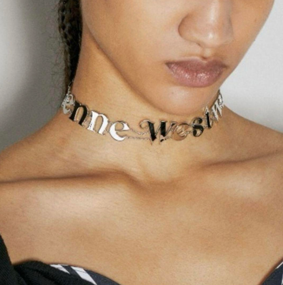 Vivienne Westwood RAIMUNDA Spellout Logo Necklace