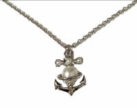 Thumbnail for Vivienne Westwood MARIALENA Anchor Pearl Necklace