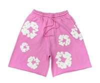 Thumbnail for Denim Tears Pink Cotton Wreath Sweatshorts