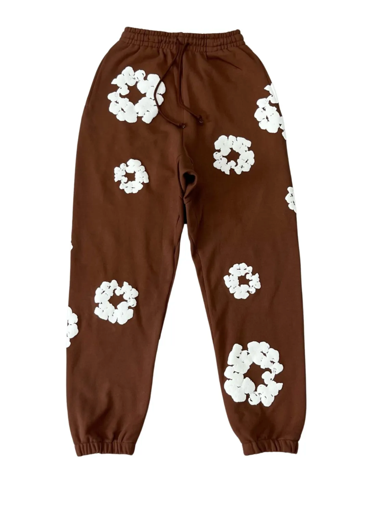 Denim Tears Brown Cotton Wreath Sweatpants