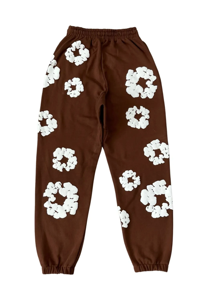 Denim Tears Brown Cotton Wreath Sweatpants