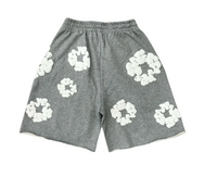 Thumbnail for Denim Tears Grey Cotton Wreath Sweatshorts