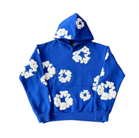 Thumbnail for Denim Tears Blue Cotton Wreath Hoodie