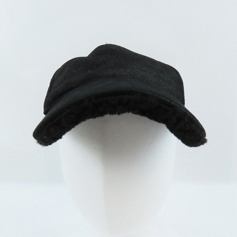 Prada sheepskin mesh cap