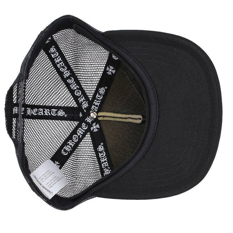 Chrome Hearts Cemetery Cross Trucker Hat