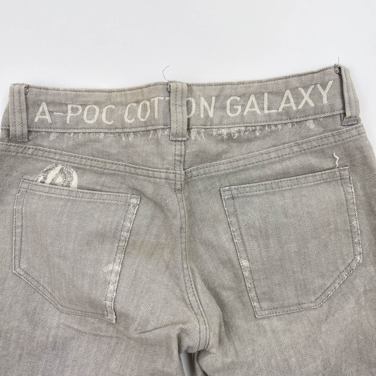 A-POC Issey Miyake Straight Jacquard Galaxy Denim