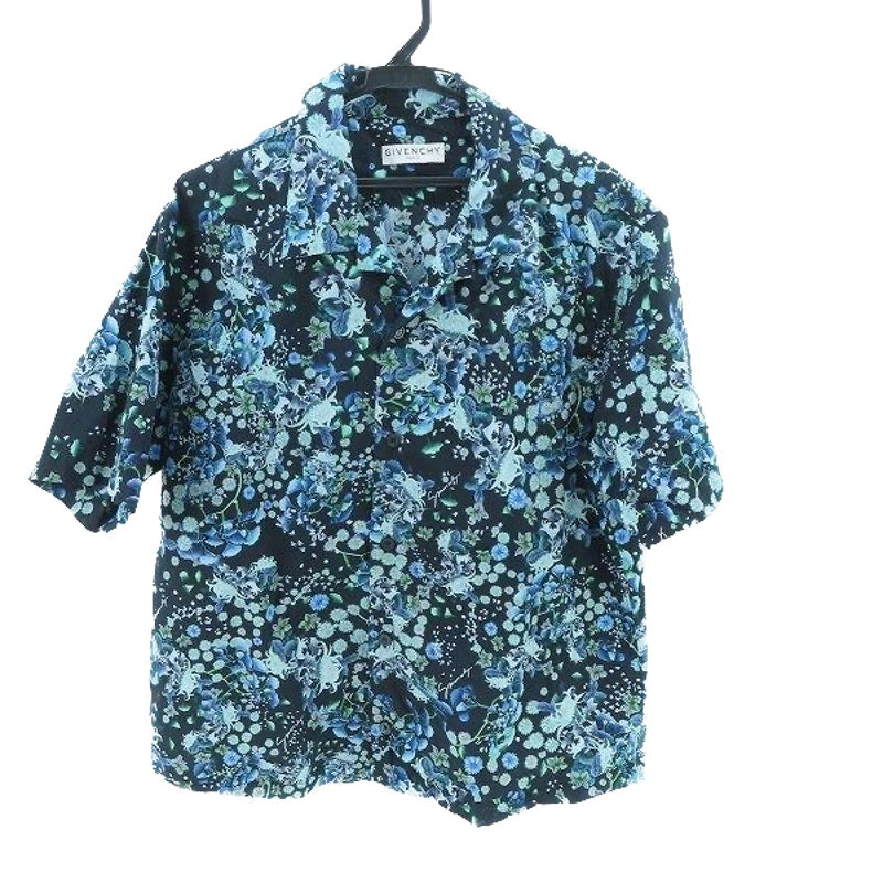 Givenchy Camp-Collar Floral Printed Shirt