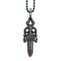 Thumbnail for Chrome Hearts Dagger + Ball Chain Necklace Bundle