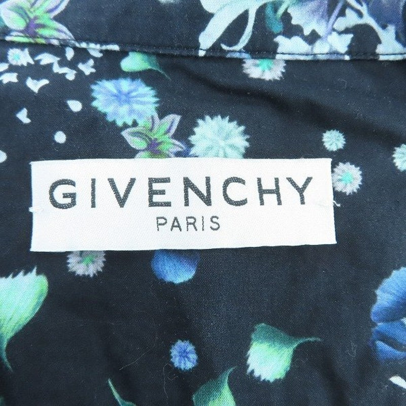 Givenchy Camp-Collar Floral Printed Shirt