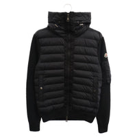 Thumbnail for Moncler Maglione Tricot Cardigan Knit Puffer Jacket