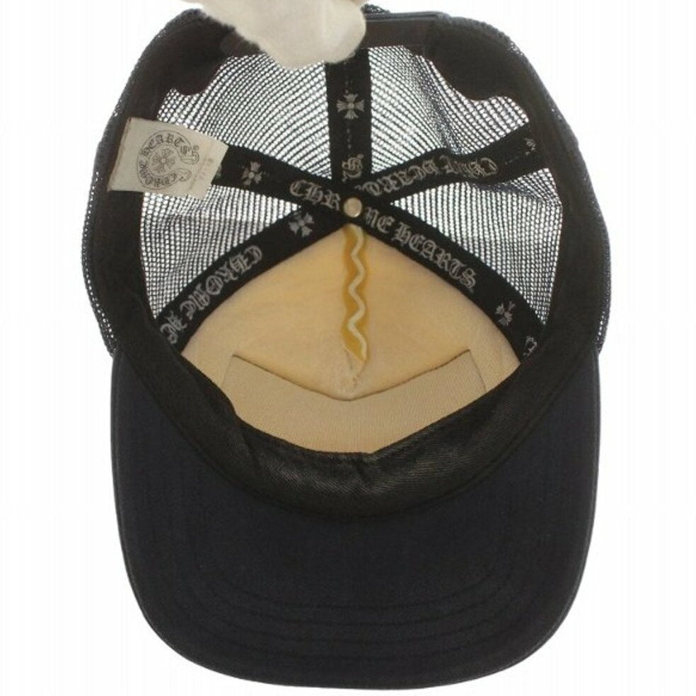 Chrome Hearts Navy CH Hollywood Trucker Cap