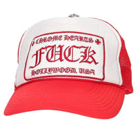 Thumbnail for Chrome heats Red 'FUCK' Trucker Snapback Cap