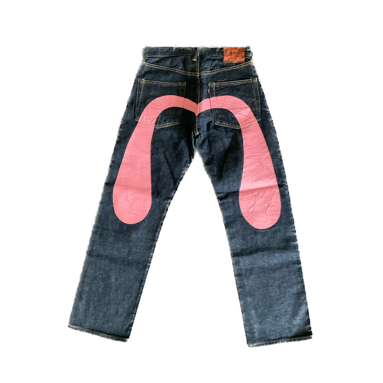 EVISU Pink Daicock Denim Jeans