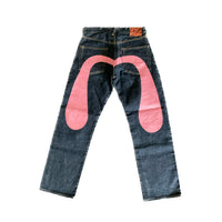 Thumbnail for EVISU Pink Daicock Denim Jeans