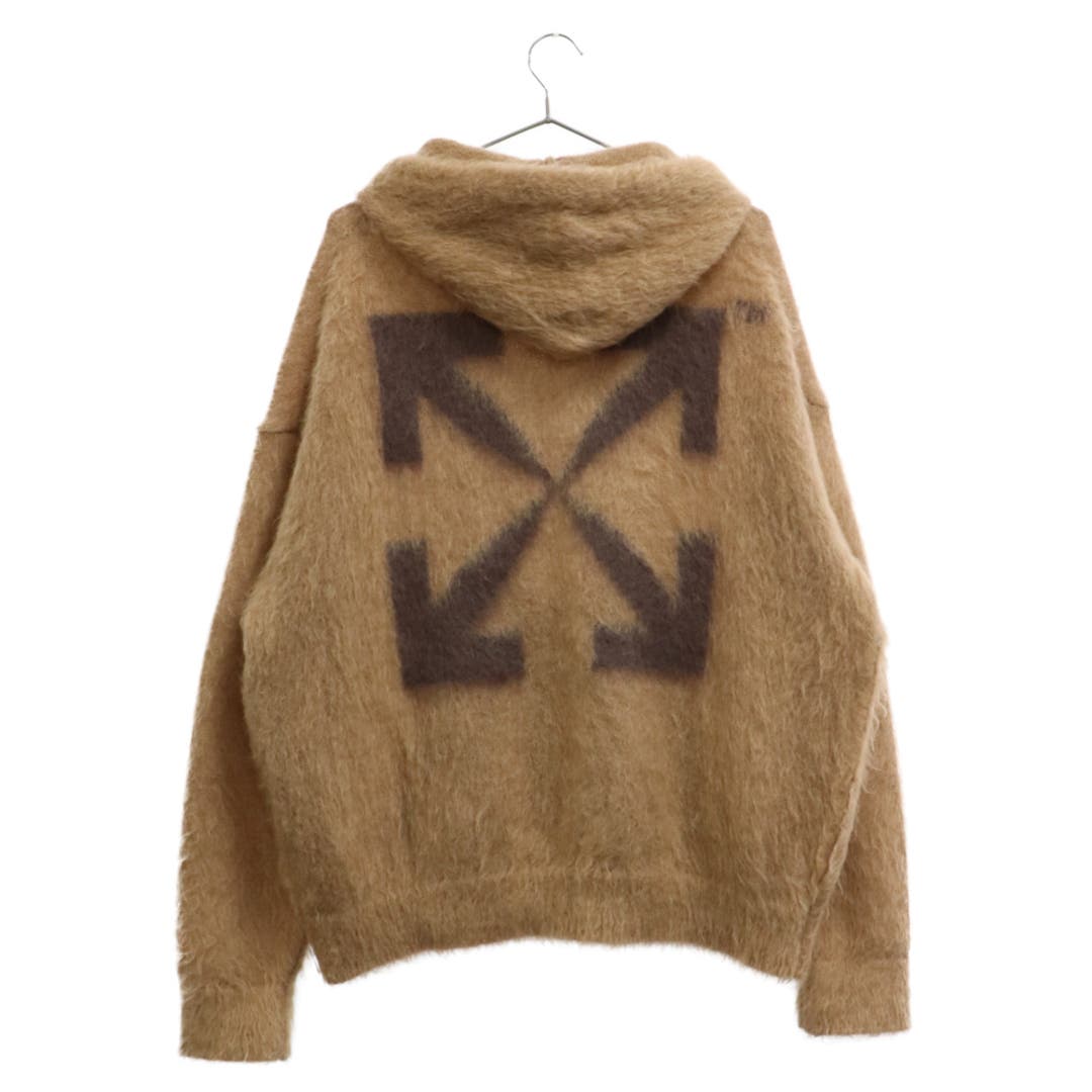 OFF-WHITE Back Arrow Mohair Hoodie