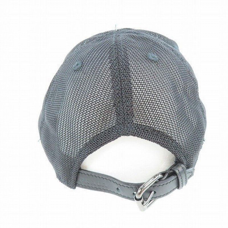 Prada sheepskin mesh cap