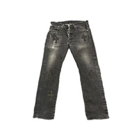 Thumbnail for Chrome Hearts x Levis 501 Custom Cross Patch Denim Jeans