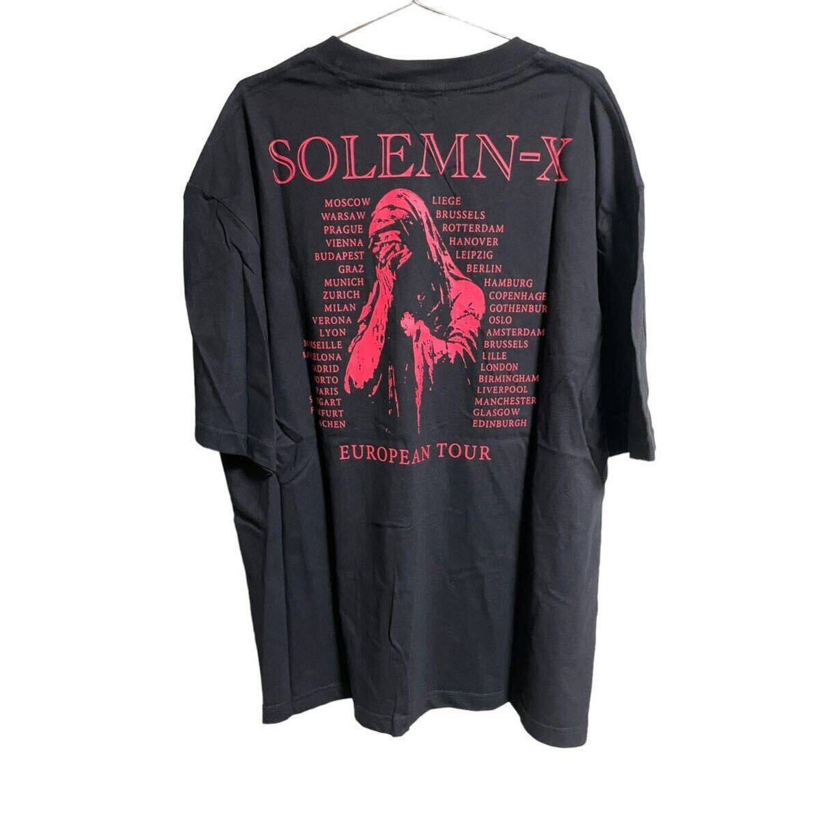 Raf Simons Solemn-X European Tour Oversized Tee