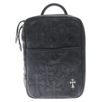 Thumbnail for CHROME HEARTS Everyday Cemetery Cross Patch Leather Handbag Black