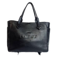 Thumbnail for LOEWE Heritage tote bag A4 black commuting bag school bag