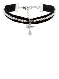 Vivienne Westwood Aleksa Pearl Choker Necklace