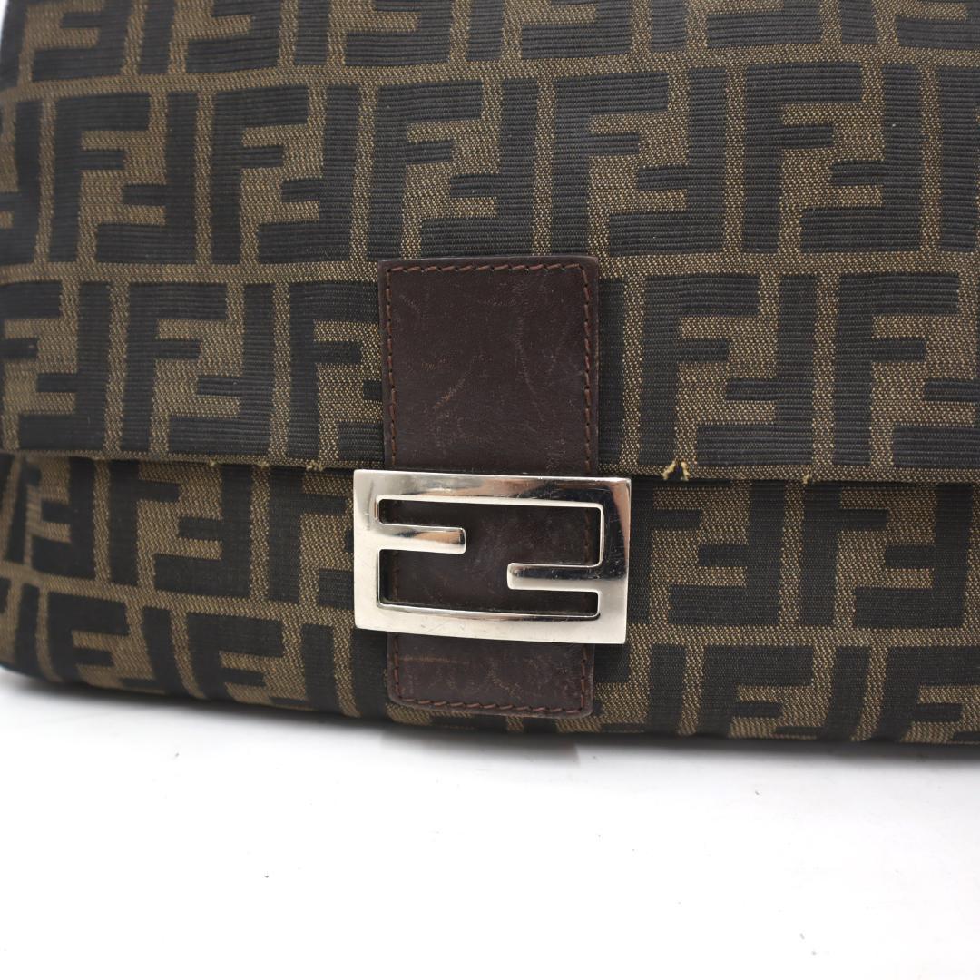 Vintage Fendi Baguette Zucca Shoulder Bag