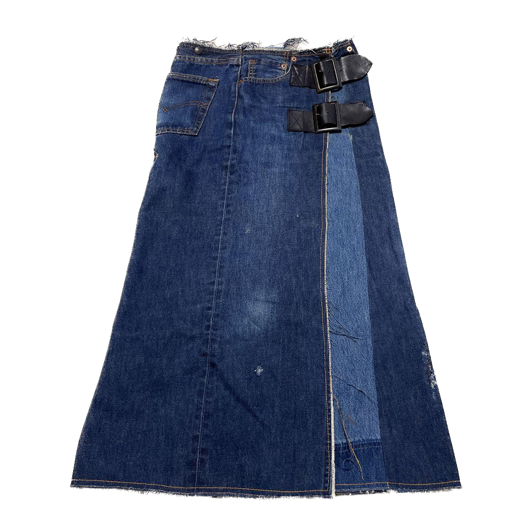 Needles Levis Remake Patchwork Skirt