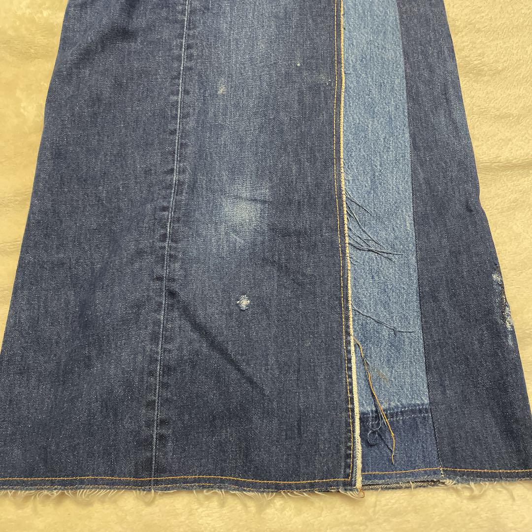 Needles Levis Remake Patchwork Skirt