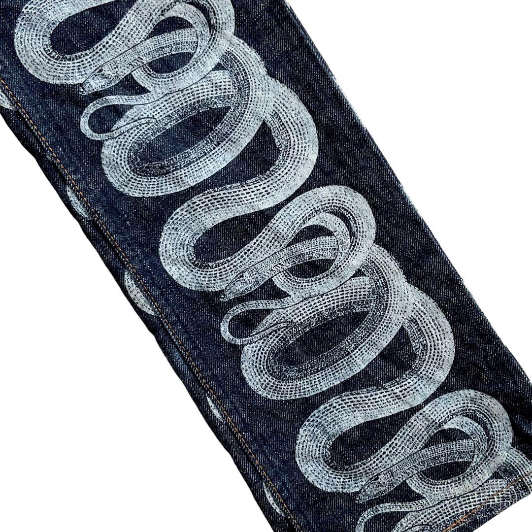 HYSTERIC GLAMOR Snake archive denim