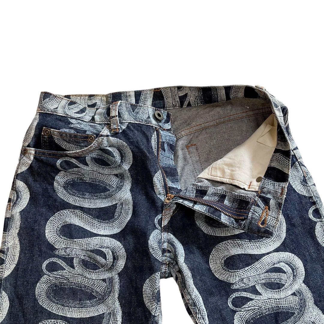 HYSTERIC GLAMOR Snake archive denim