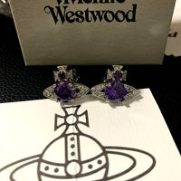 Thumbnail for Vivienne Westwood Ouroboros stud earrings