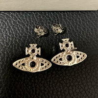 Thumbnail for Vivienne Westwood Ouroboros stud earrings