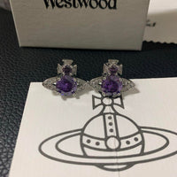 Thumbnail for Vivienne Westwood Ouroboros stud earrings