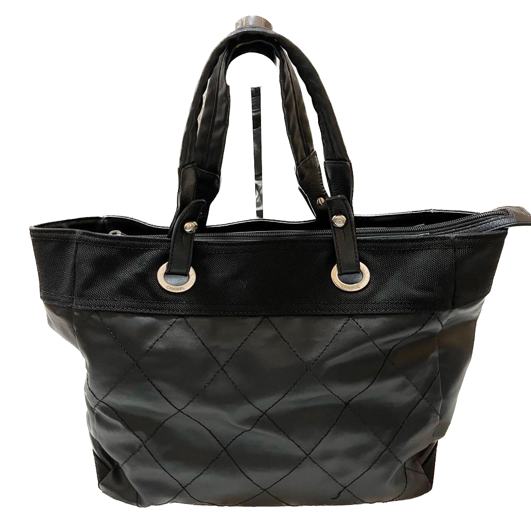 Chanel Paris Biarritz Black Tote Bag