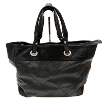 Thumbnail for Chanel Paris Biarritz Black Tote Bag