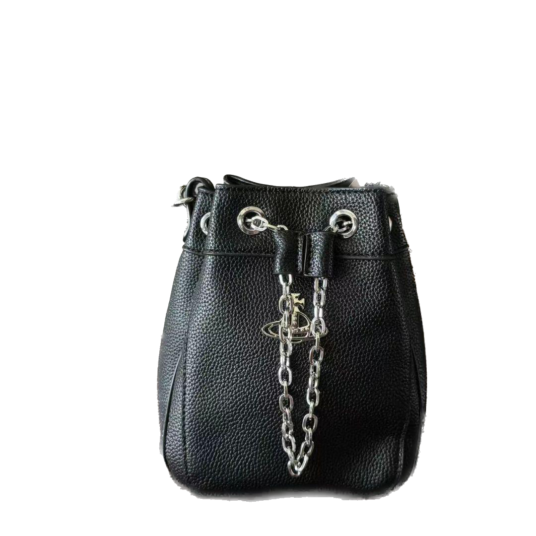 Vivienne Westwood Johanna Bucket Chain Shoulder Bag