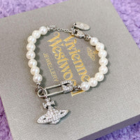 Thumbnail for Vivienne Westwood LUCRECE pearl Safety Pin Bracelet