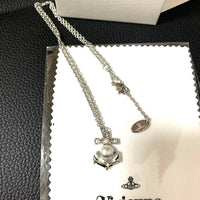 Thumbnail for Vivienne Westwood MARIALENA Anchor Pearl Necklace