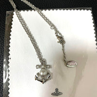 Thumbnail for Vivienne Westwood MARIALENA Anchor Pearl Necklace