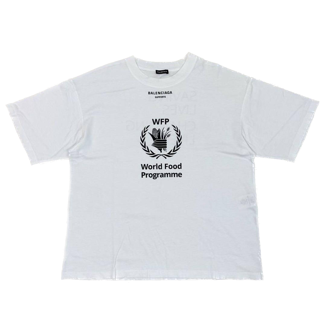 Balenciaga WFP Support Collaboration T shirt FNTKS