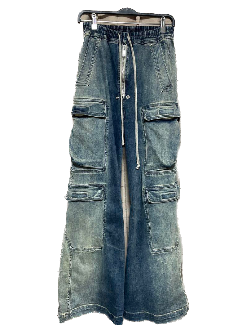 Rick Owens SS23 DRKSHDW Double Cargo Jumbo Bela Mineral Wash