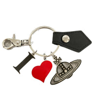 Thumbnail for Vivienne Westwood I <3 Orb triple charm key chain