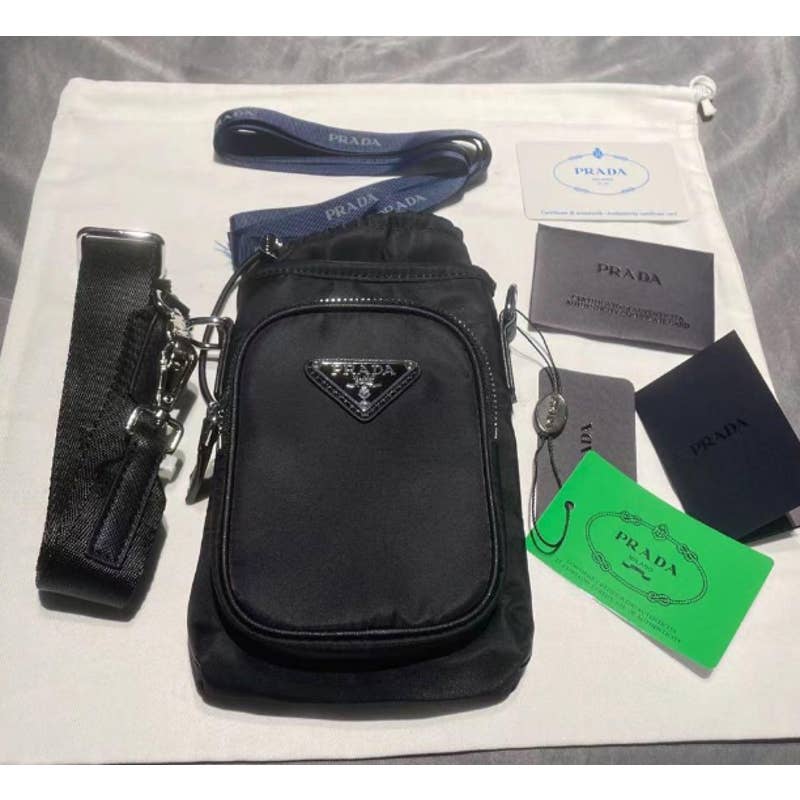 PRADA phone holder shoulder bag