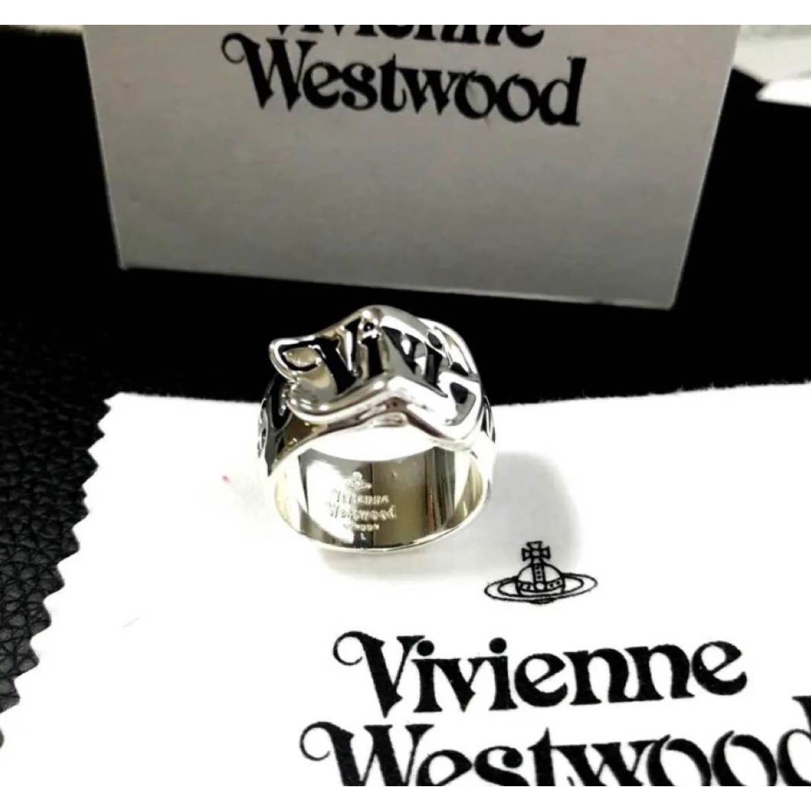 Vivienne Westwood Belt Silver Ring