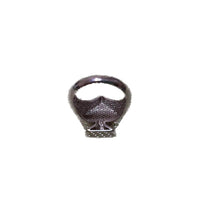 Thumbnail for Vivienne Westwood Vintage Embossed Black Spade Orb Ring