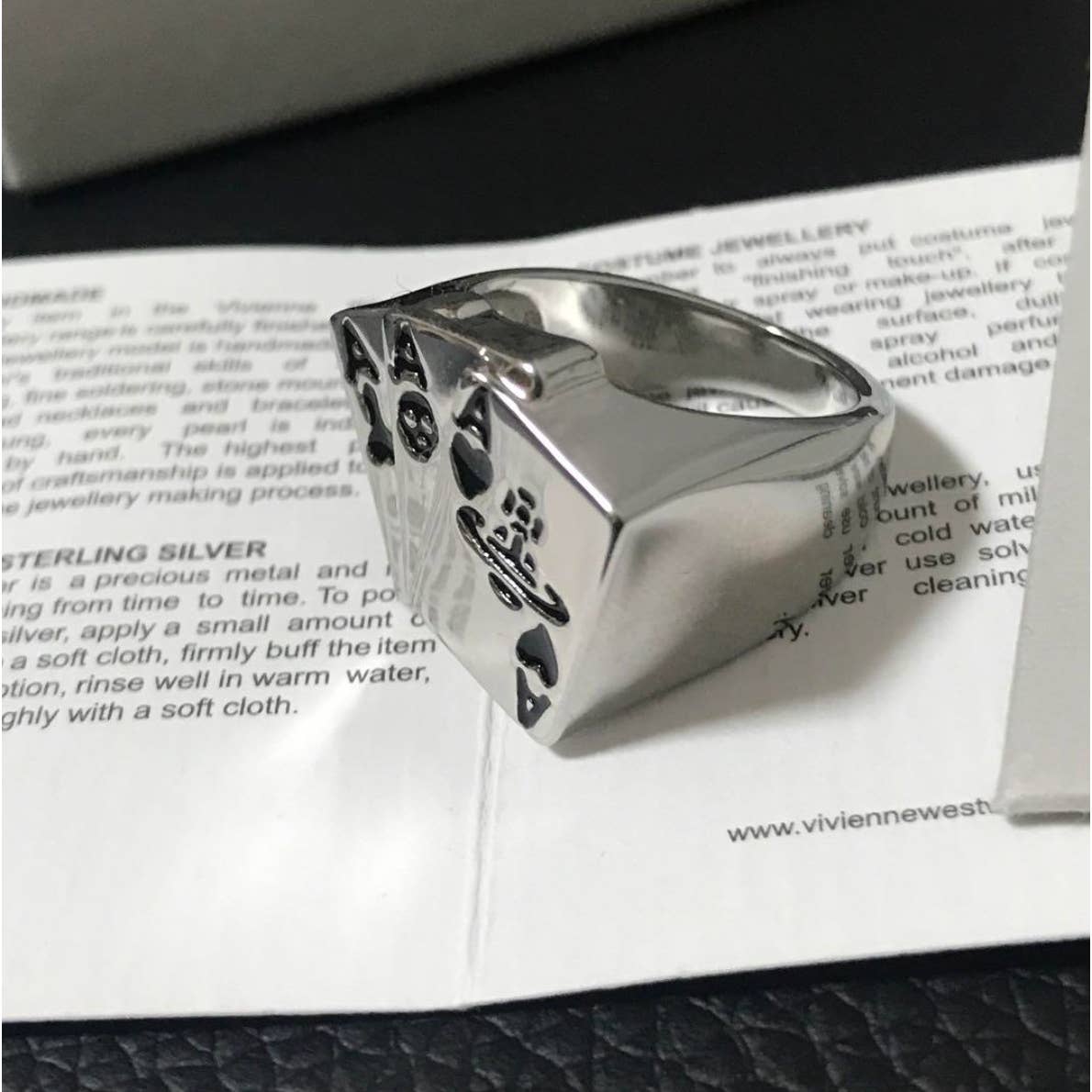 Vivienne Westwood Aces Trump Ring