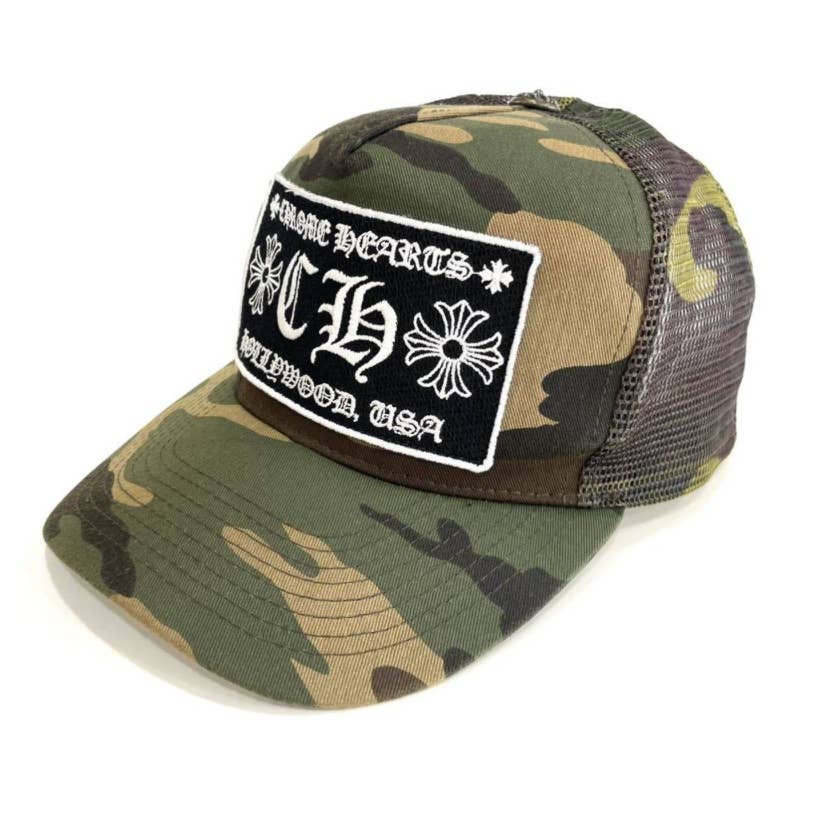 Chrome heats Camo CH trucker Hat Snapback